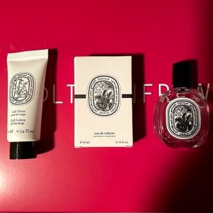 *Brand New* DIPTYQUE luxe French brand- Eau Rose Perfume EDT+Soft Lotion